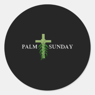 Palm Sunday Domingo De Ramos Classic Round Sticker