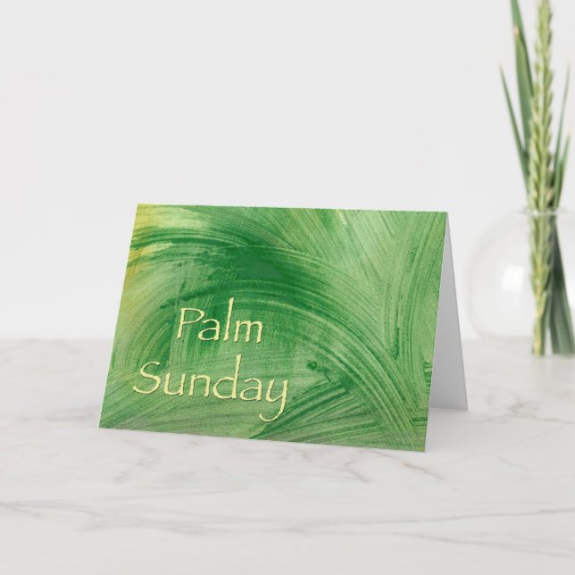 Palm Sunday Greeting card (Front)