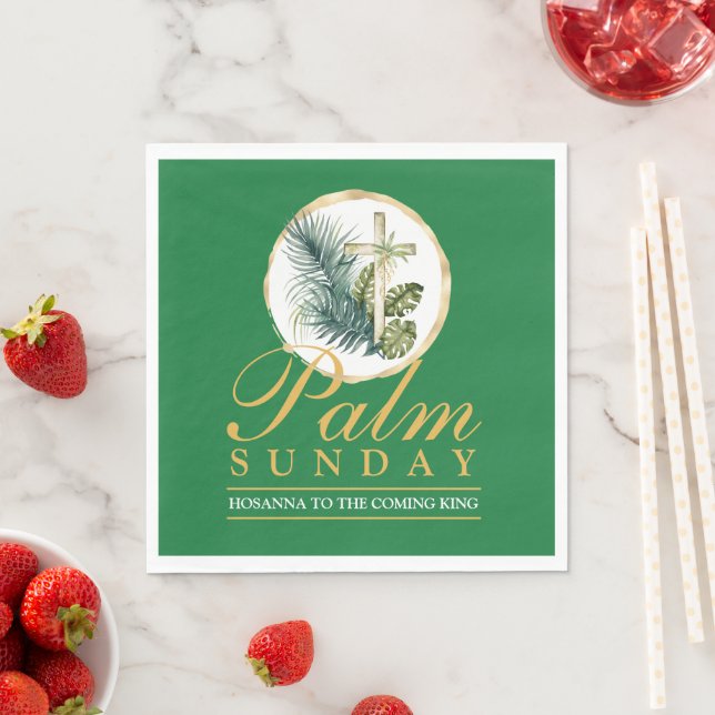 Palm Sunday Holy Week Paper Napkin (Insitu)