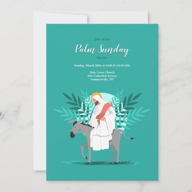 Palm Sunday Invitation (Front)