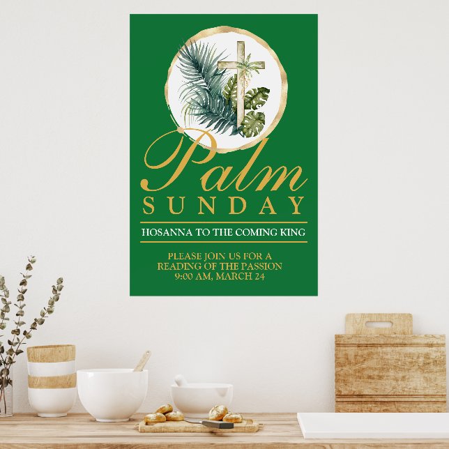 Palm Sunday Poster (Kitchen)