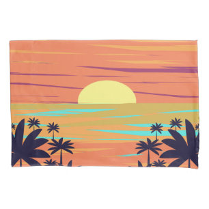PALM SUNSET PILLOWCASE