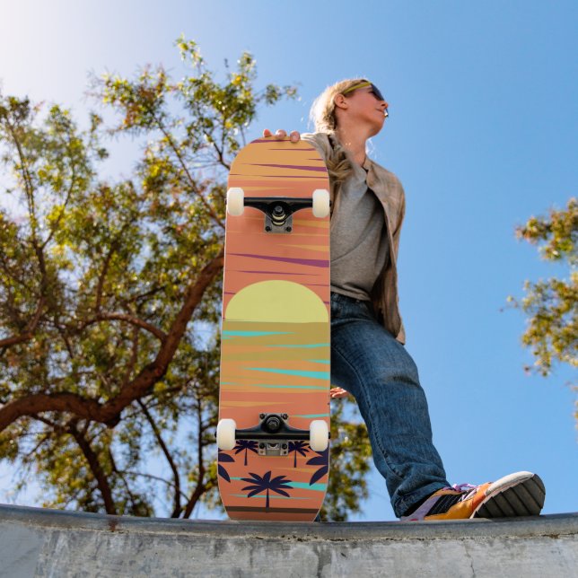 PALM SUNSET SKATEBOARD (Outdoor 1)