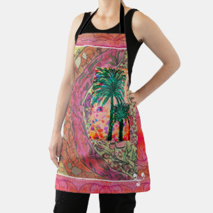 Palm Tree Abstract 17 Apron