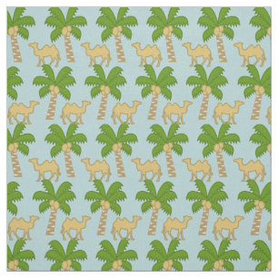Palm Tree And Camel Fabric