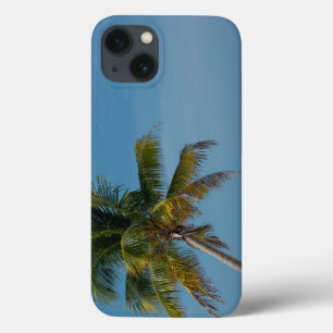 Palm tree and white sand beach 2 iPhone 13 case