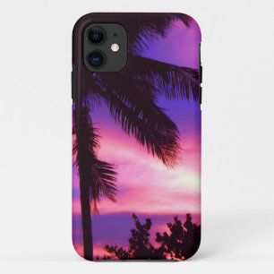 Palm Tree at Sunset  iPhone 11 Case