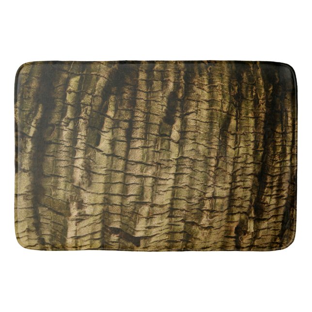Palm Tree Bark Bath Mat (Front)