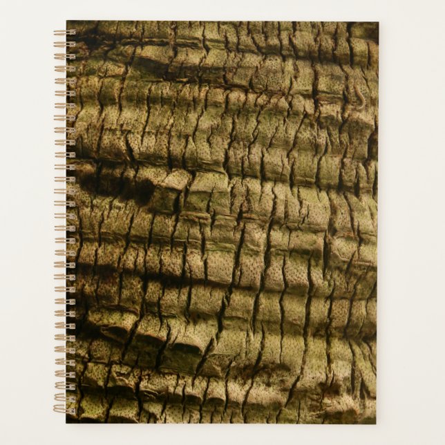 Palm Tree Bark Planner (Front)