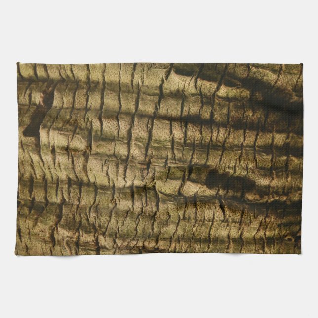 Palm Tree Bark Tea Towel (Horizontal)