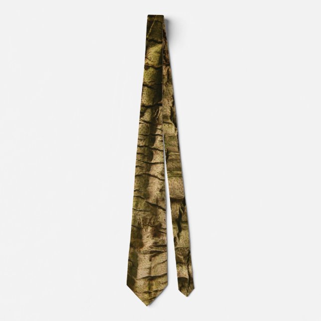 Palm Tree Bark Tie (Front)