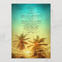 Palm Tree Beach 30th Wedding Anniversary Party