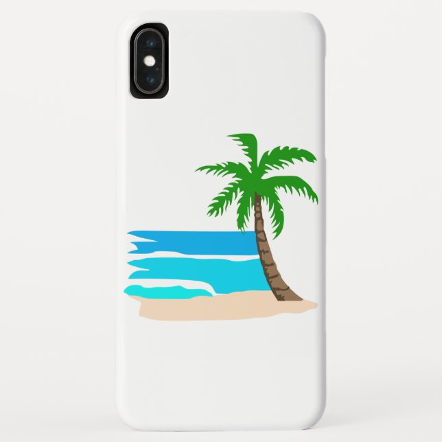 Palm Tree Beach Case-Mate iPhone Case (Back)