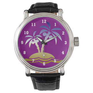 Palm Tree Beach Design Watches