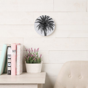 Palm Tree Beach Dream #7 #tropical #wall #art Round Clock