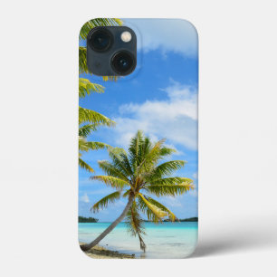 Palm tree beach iphone case