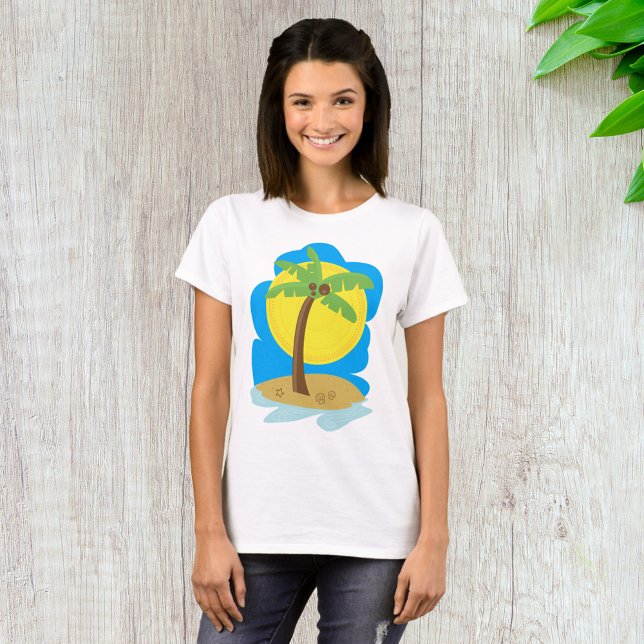 Palm Tree Beach T-Shirt (Creator Uploaded)