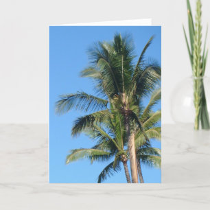 *Palm Tree* Blank Greeting Card
