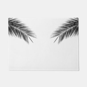 Palm tree branch doormat