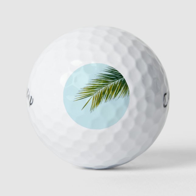Palm tree branch golf balls (Front)