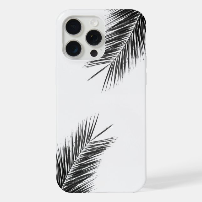 Palm tree branch iPhone case (Back)