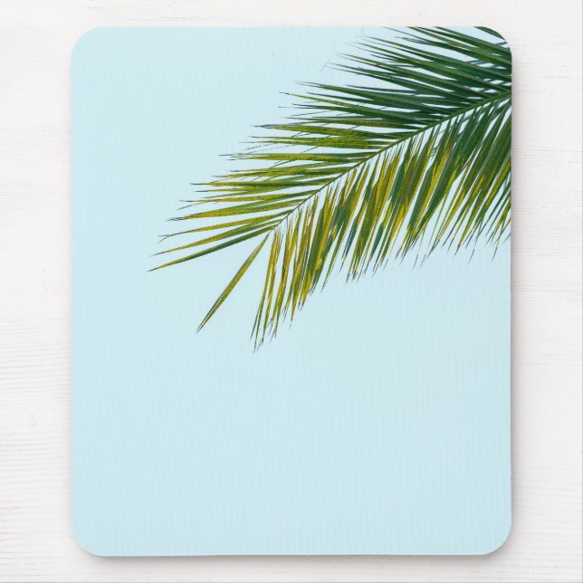 Palm tree branch mouse pad (Front)