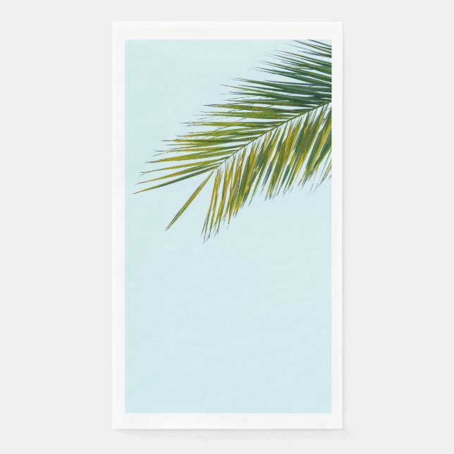 Palm tree branch napkin (Front)