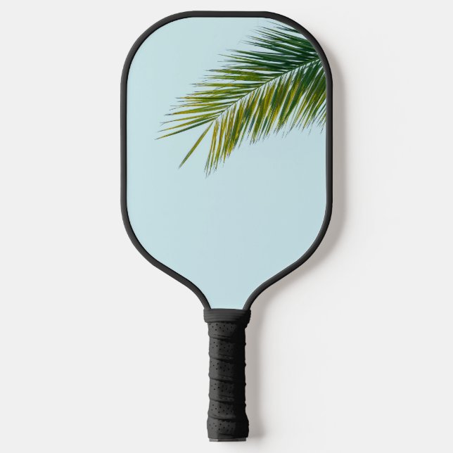 Palm tree branch pickleball paddle (Front)