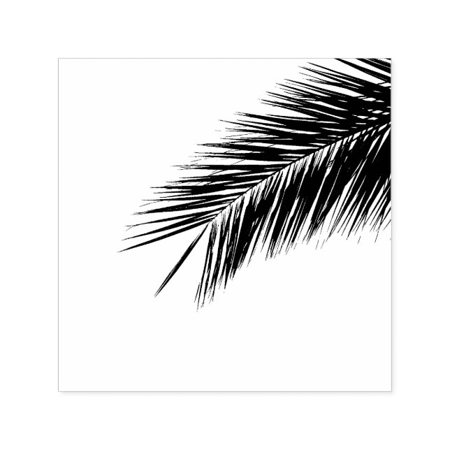 Palm tree branch self-inking stamp (Design)