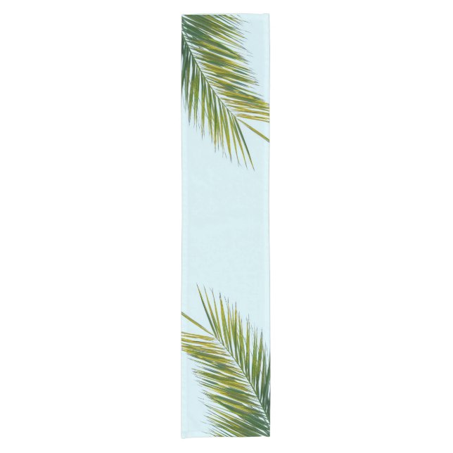 Palm tree branch short table runner (Front)