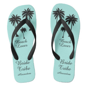 Palm Tree Bride Tribe  Thongs