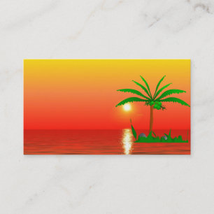 Palm Tree Business Card