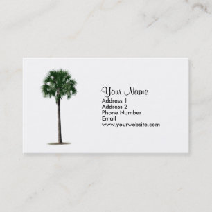 Palm Tree Business Card