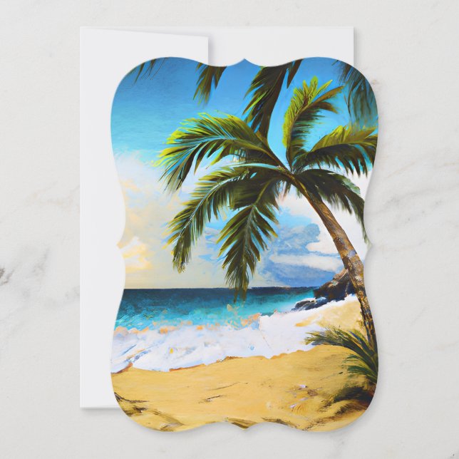 Palm Tree  Card (Front)