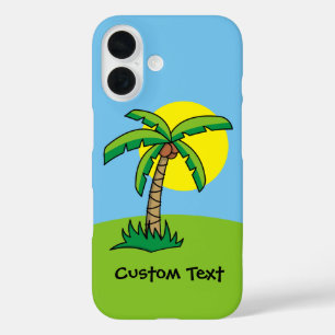 Palm Tree Cartoon iPhone Case