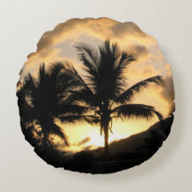 palm tree cushion