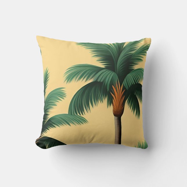 Palm Tree Cushion (Front)