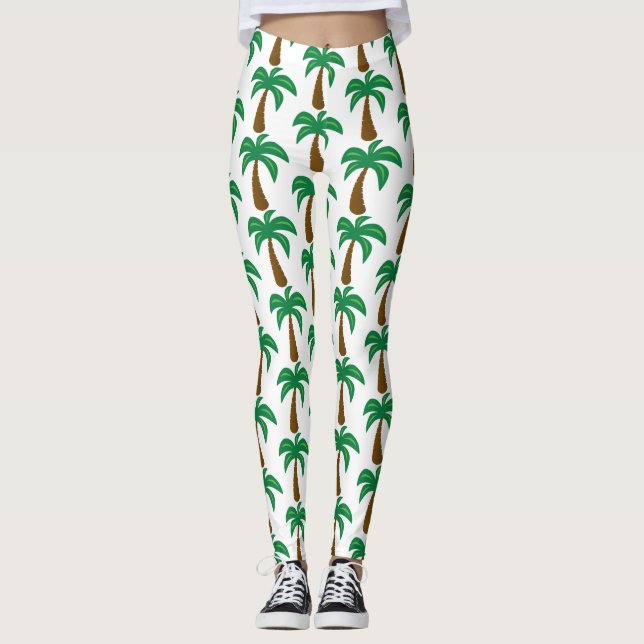 Palm Tree - Custom Leggings (Front)