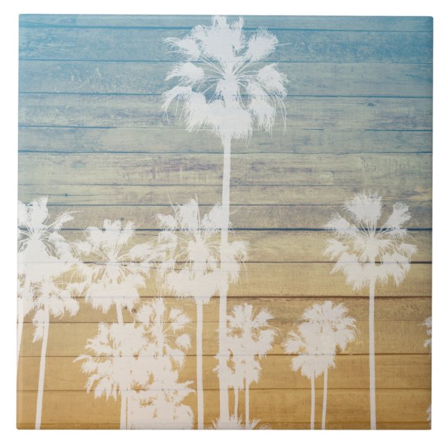 Palm Tree Design 239 Ceramic Tile (Front)