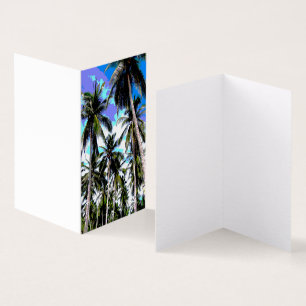 Palm Tree Design Card