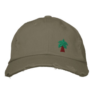 Palm Tree Distressed Cap