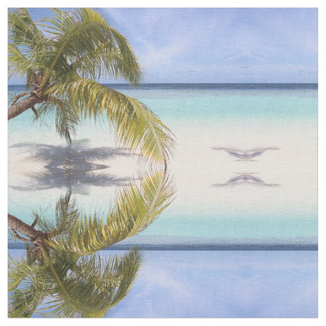 Palm Tree Fabric (Close Up)