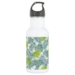 Palm Tree Fronds Painting Hawaiian 532 Ml Water Bottle