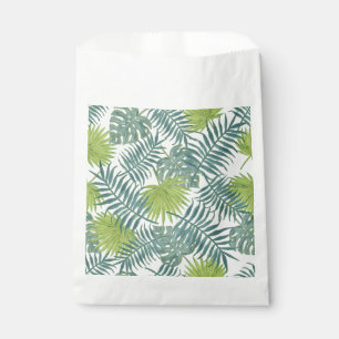 Palm Tree Fronds Painting Hawaiian Favour Bag
