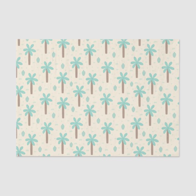 Palm Tree Grove  Tissue Paper (Front)