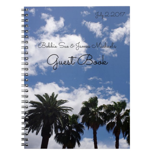 Palm Tree Guest Book (Front)