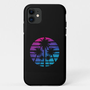 Palm Tree Hawaiian Beach Summer Vacation iPhone 11 Case