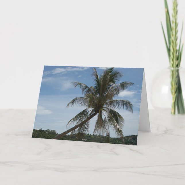 palm tree holiday card (Front)