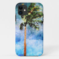 Palm Tree In A Tropical Storm