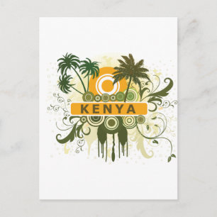 Palm Tree Kenya Postcard